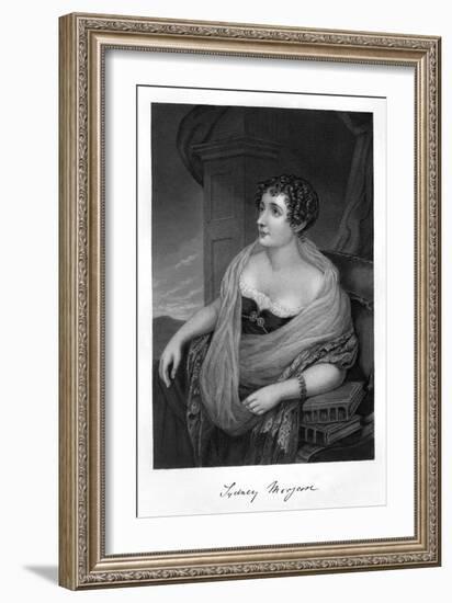 Sydney Lady Morgan-Alonzo Chappel-Framed Art Print