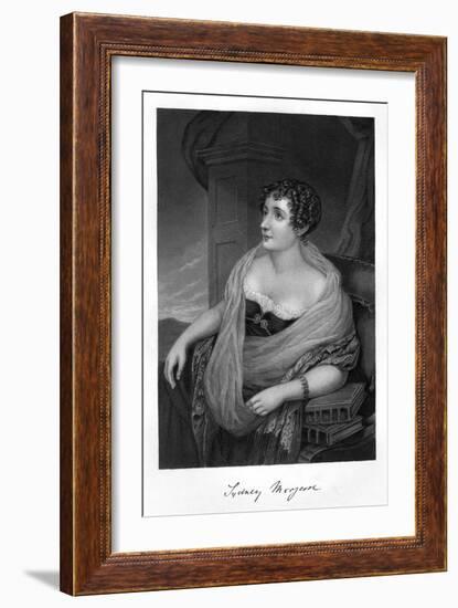Sydney Lady Morgan-Alonzo Chappel-Framed Art Print
