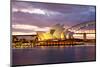 Sydney Opera &Bridge Australia-null-Mounted Art Print