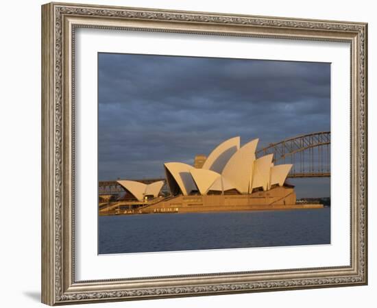 Sydney Opera House and Harbour, Sydney, New South Wales, Australia, Pacific-Julia Bayne-Framed Photographic Print