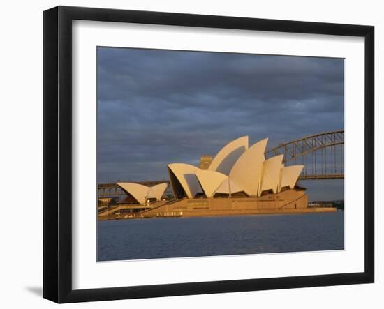 Sydney Opera House and Harbour, Sydney, New South Wales, Australia, Pacific-Julia Bayne-Framed Photographic Print