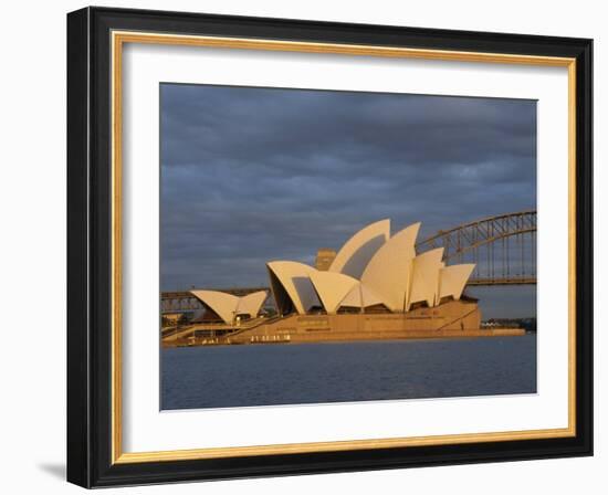 Sydney Opera House and Harbour, Sydney, New South Wales, Australia, Pacific-Julia Bayne-Framed Photographic Print