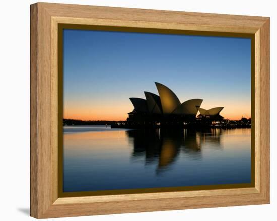 Sydney Opera House at Dawn, Sydney, Australia-David Wall-Framed Premier Image Canvas