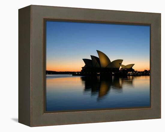 Sydney Opera House at Dawn, Sydney, Australia-David Wall-Framed Premier Image Canvas