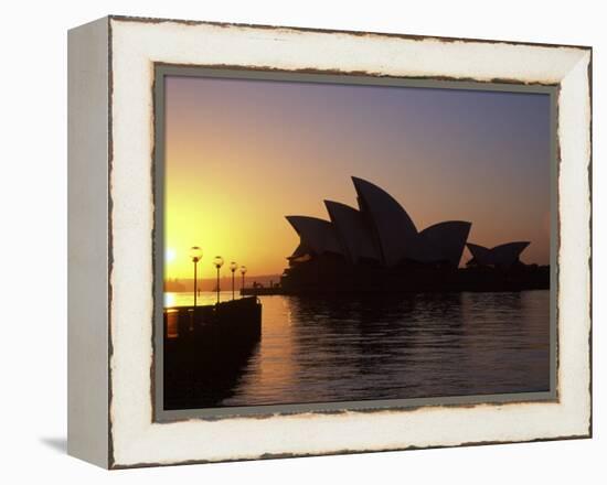 Sydney Opera House at Dawn, Sydney, Australia-David Wall-Framed Premier Image Canvas