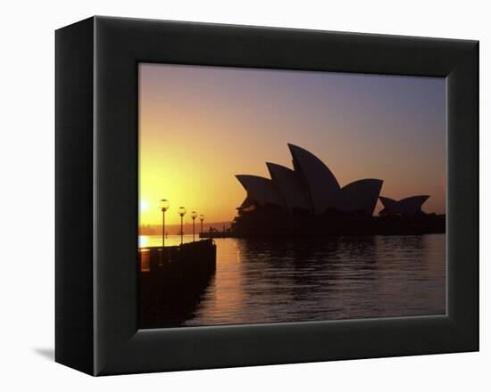 Sydney Opera House at Dawn, Sydney, Australia-David Wall-Framed Premier Image Canvas