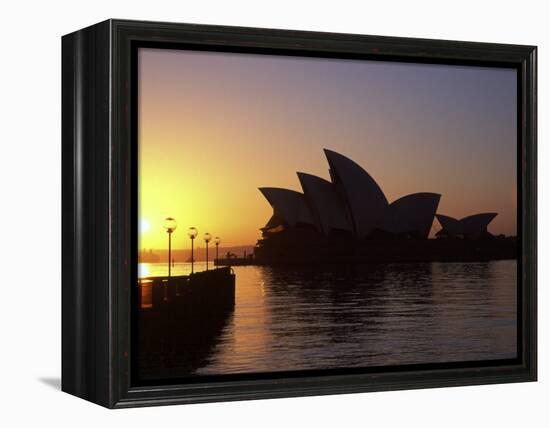 Sydney Opera House at Dawn, Sydney, Australia-David Wall-Framed Premier Image Canvas