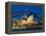 Sydney, Opera House at Dusk, Australia-Peter Adams-Framed Premier Image Canvas