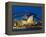 Sydney, Opera House at Dusk, Australia-Peter Adams-Framed Premier Image Canvas