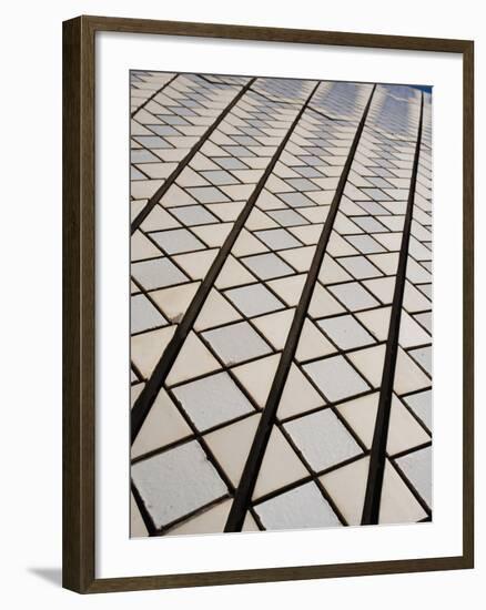 Sydney Opera House Close Up, UNESCO World Heritage Site, Sydney, New South Wales, Australia-Matthew Williams-Ellis-Framed Photographic Print