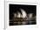 Sydney Opera House Lit Up at Night, Sydney, New South Wales, Australia-null-Framed Photographic Print