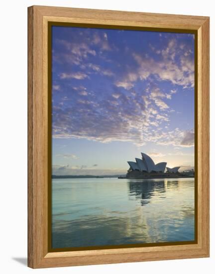 Sydney Opera House, Sydney, New South Wales, Australia-Walter Bibikow-Framed Premier Image Canvas