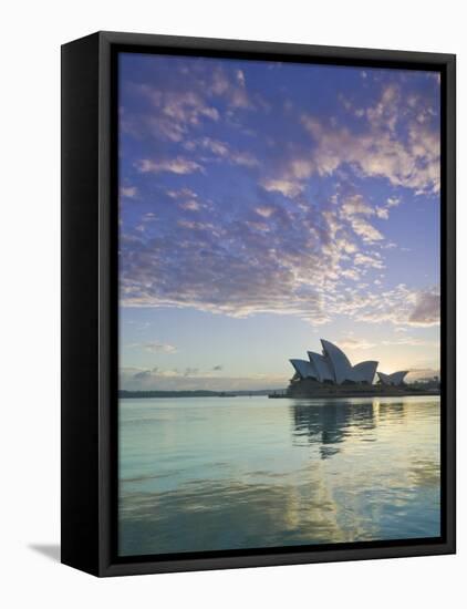 Sydney Opera House, Sydney, New South Wales, Australia-Walter Bibikow-Framed Premier Image Canvas