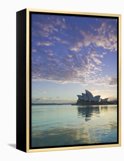 Sydney Opera House, Sydney, New South Wales, Australia-Walter Bibikow-Framed Premier Image Canvas