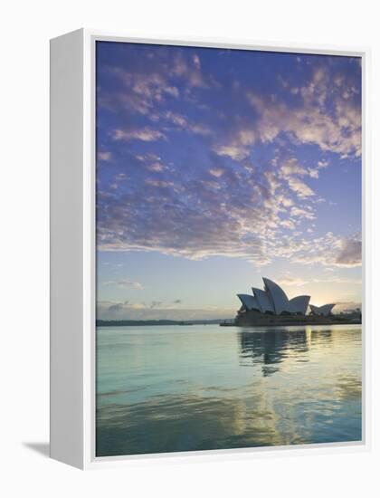 Sydney Opera House, Sydney, New South Wales, Australia-Walter Bibikow-Framed Premier Image Canvas