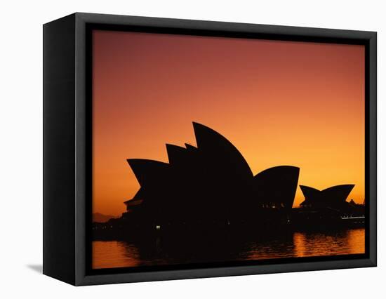 Sydney Opera House, Sydney, New South Wales, Australia-Steve Vidler-Framed Premier Image Canvas