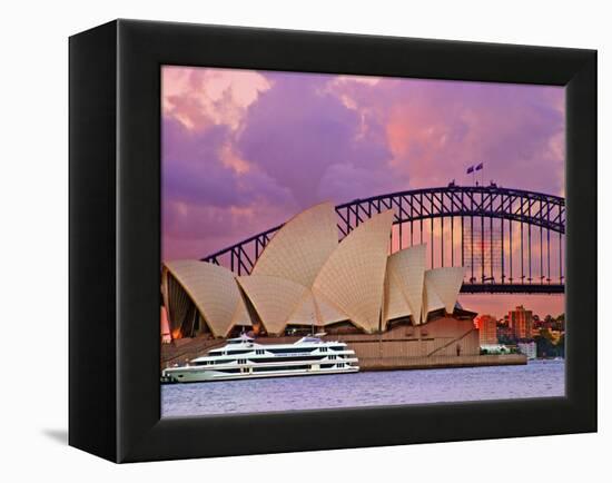 Sydney Opera House, Sydney, New South Wales, Australia-Miva Stock-Framed Premier Image Canvas