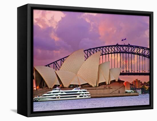 Sydney Opera House, Sydney, New South Wales, Australia-Miva Stock-Framed Premier Image Canvas
