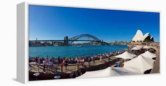 Sydney Opera House, Sydney, New South Wales, Australia-null-Framed Premier Image Canvas