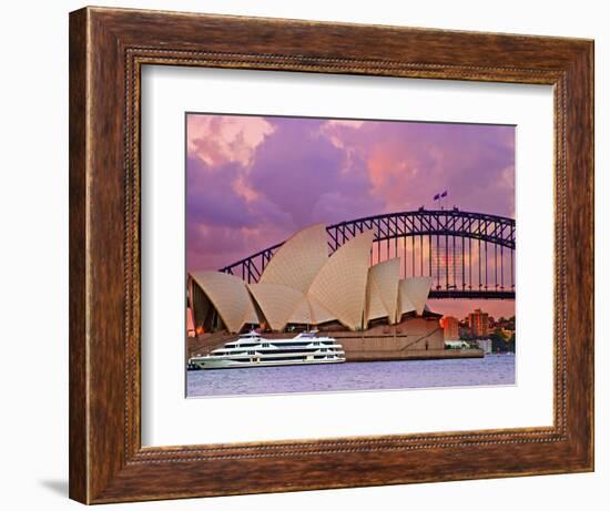 Sydney Opera House, Sydney, New South Wales, Australia-Miva Stock-Framed Photographic Print