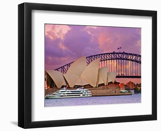 Sydney Opera House, Sydney, New South Wales, Australia-Miva Stock-Framed Photographic Print