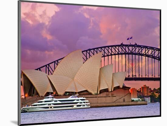 Sydney Opera House, Sydney, New South Wales, Australia-Miva Stock-Mounted Photographic Print