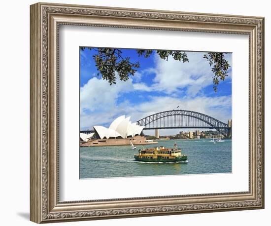 Sydney Opera House, Sydney, New South Wales, Australia-Miva Stock-Framed Photographic Print