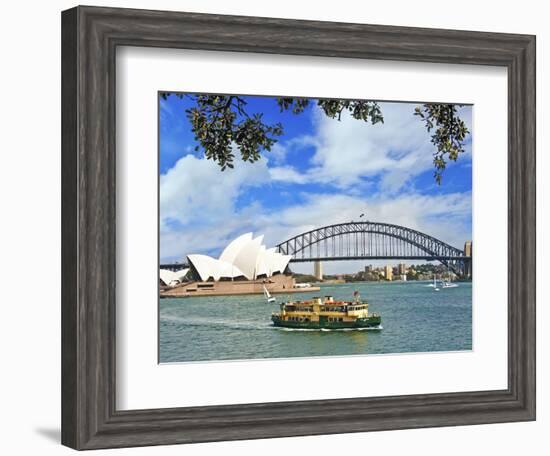 Sydney Opera House, Sydney, New South Wales, Australia-Miva Stock-Framed Photographic Print