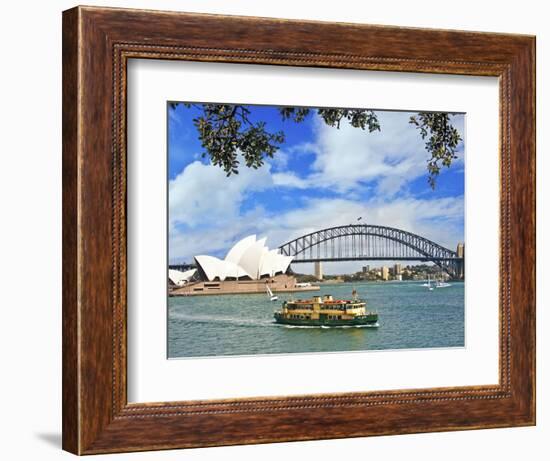 Sydney Opera House, Sydney, New South Wales, Australia-Miva Stock-Framed Photographic Print