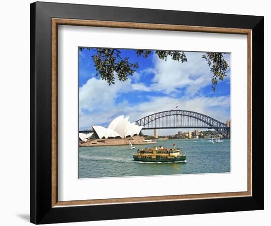 Sydney Opera House, Sydney, New South Wales, Australia-Miva Stock-Framed Photographic Print