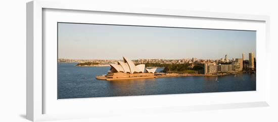 Sydney Opera House, UNESCO World Heritage Site, and Harbour from Sydney Harbour Bridge, Australia-Matthew Williams-Ellis-Framed Photographic Print