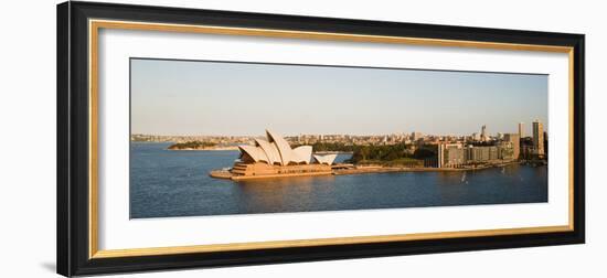 Sydney Opera House, UNESCO World Heritage Site, and Harbour from Sydney Harbour Bridge, Australia-Matthew Williams-Ellis-Framed Photographic Print