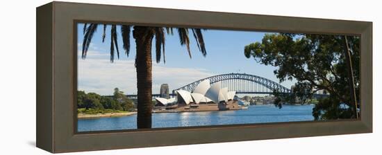 Sydney Opera House, UNESCO World Heritage Site, Sydney, Australia-Matthew Williams-Ellis-Framed Premier Image Canvas