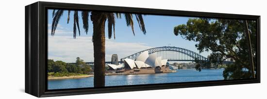 Sydney Opera House, UNESCO World Heritage Site, Sydney, Australia-Matthew Williams-Ellis-Framed Premier Image Canvas