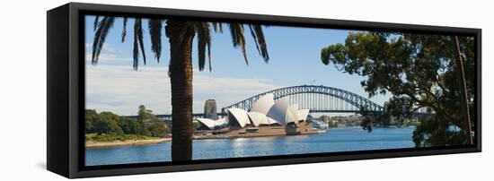 Sydney Opera House, UNESCO World Heritage Site, Sydney, Australia-Matthew Williams-Ellis-Framed Premier Image Canvas