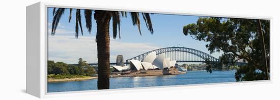 Sydney Opera House, UNESCO World Heritage Site, Sydney, Australia-Matthew Williams-Ellis-Framed Premier Image Canvas