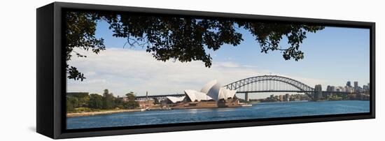 Sydney Opera House, UNESCO World Heritage Site, Sydney, Australia-Matthew Williams-Ellis-Framed Premier Image Canvas