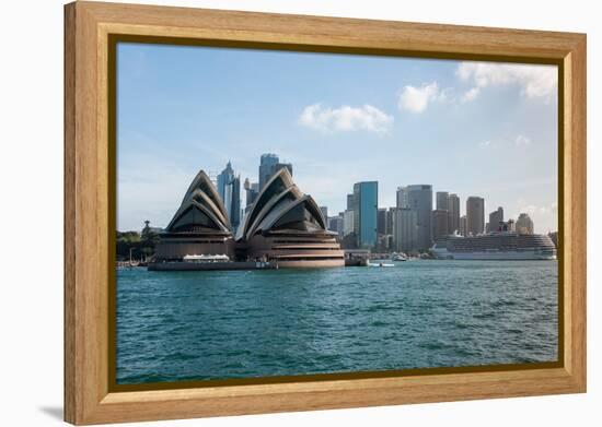 Sydney Opera House with Buildings at Circular Quay, Sydney, New South Wales, Australia-null-Framed Premier Image Canvas