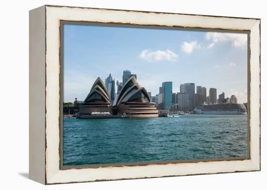 Sydney Opera House with Buildings at Circular Quay, Sydney, New South Wales, Australia-null-Framed Premier Image Canvas