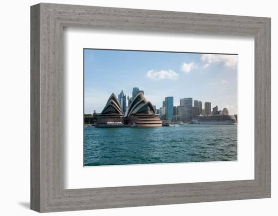 Sydney Opera House with Buildings at Circular Quay, Sydney, New South Wales, Australia-null-Framed Photographic Print