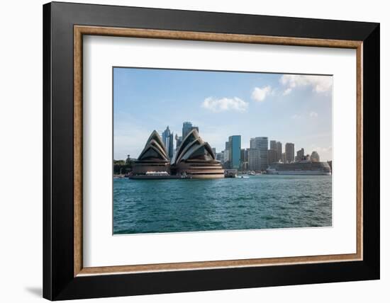 Sydney Opera House with Buildings at Circular Quay, Sydney, New South Wales, Australia-null-Framed Photographic Print