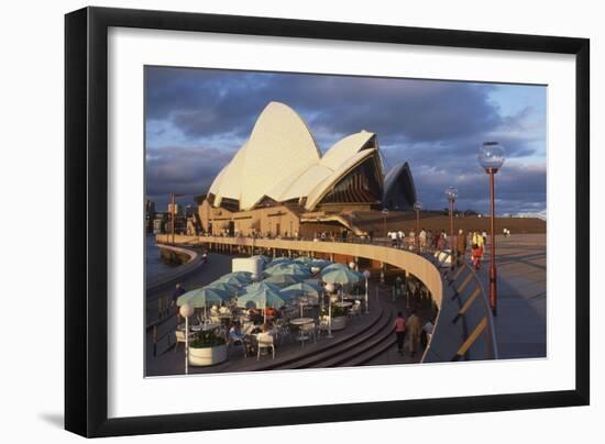 Sydney Opera House-Charles Bowman-Framed Photographic Print