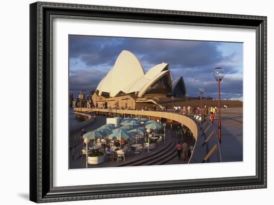 Sydney Opera House-Charles Bowman-Framed Photographic Print