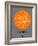 Sydney Orange Subway Map-NaxArt-Framed Art Print