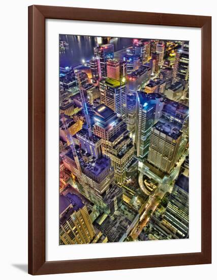 Sydney´s Skyline-Aurélien Terrible-Framed Art Print