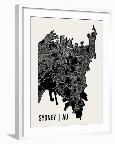 Sydney-Mr City Printing-Framed Art Print