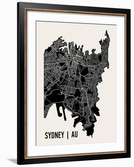 Sydney-Mr City Printing-Framed Art Print