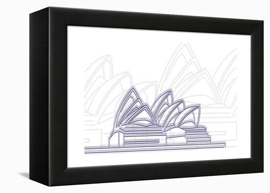 Sydney-Cristian Mielu-Framed Stretched Canvas