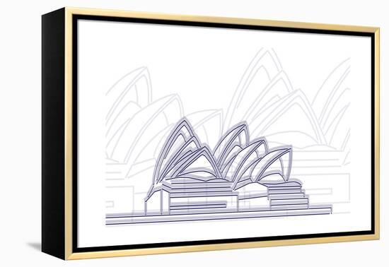 Sydney-Cristian Mielu-Framed Stretched Canvas