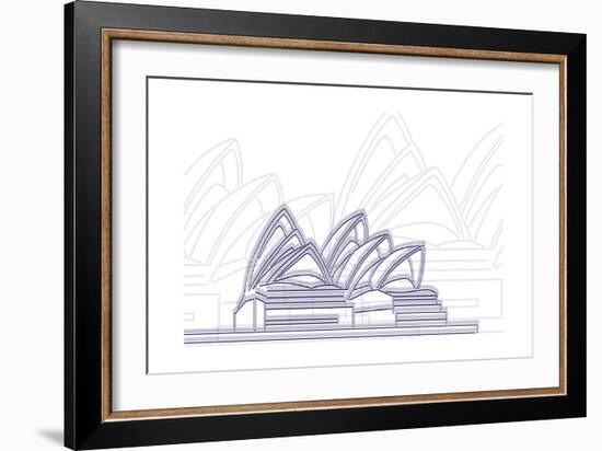 Sydney-Cristian Mielu-Framed Art Print